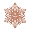 2024 Our Christmas Together Porcelain Snowflake