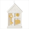 2021 New Home Porcelain House With Gold Charms