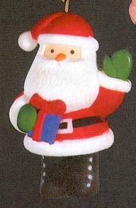 1978 Little Trimmer Waving Santa (SDB) Hallmark Keepsake Ornament 350QX135-6-2-2