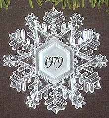 1979 Holiday Highlights Snowflake (SDB) Hallmark Keepsake Ornament QX3019