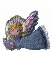 1979 Cloth Angel Music (No Package) Hallmark Keepsake Ornament 200QX343-9-2