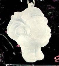 1980 Frosted Santa  Hallmark Keepsake Ornament QX3101