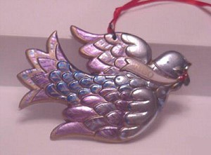 1980 Dove Test Ornament RARE MIB Hallmark Keepsake Ornament 400QX3521-2