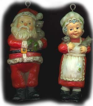 1981 Mr and Mrs Claus (SDB) Hallmark Keepsake Ornament QX4485-2