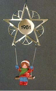 1981 Star Swing  Hallmark Keepsake Ornament QX4215