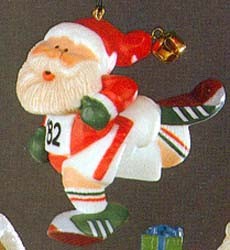 1982 Jogging Santa   (NB) Hallmark Keepsake Ornament 800QX457-6-2-2