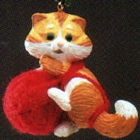 1985 Kitty Mischief (Issued 1985 & 86)  Hallmark Keepsake Ornament 500QX4745