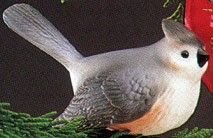 1985 Porcelain Bird  Hallmark Keepsake Ornament 650QX4795