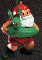 1985 Sun and Fun Santa Hallmark Keepsake Ornament 775QX4922