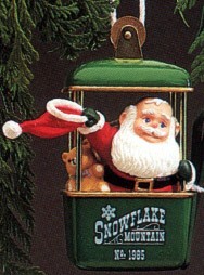 1985 Santa's Ski Trip (NB) Hallmark Keepsake Ornament 1200QX4962-2