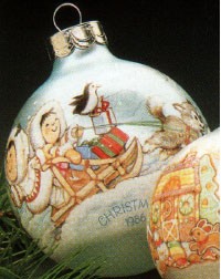 1986 Friends Are Fun Frosty Friends Ball  Hallmark Keepsake Ornament 475QX2723