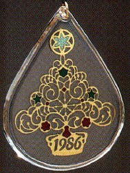 1986 Glowing Christmas Tree (NB)  Hallmark Keepsake Ornament 700QX4286-2