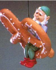 1987 Seasoned Greetings Pretzel Hallmark Keepsake Ornament 625QX4549