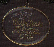 1987 The Constitution (SDB) Hallmark Keepsake Ornament 650QX3777