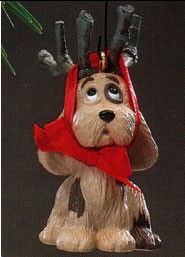 1987 Reindoggy (Issued 1987 & 88) Hallmark Keepsake Ornament 575QX4427