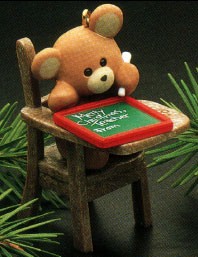 1987 Teacher (SDB) Hallmark Keepsake Ornament 575QX4667