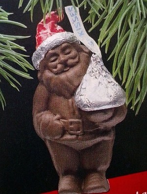 1989 A Kiss from Santa Hershey Chocolate Hallmark Keepsake Ornament QX4821-2