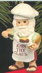 1988 Kiss the Claus Hallmark Keepsake Ornament 500QX4094