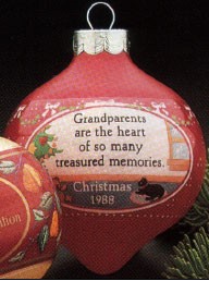 1988 Grandparents Ball (NB) Hallmark Keepsake Ornament 475QX2771-2
