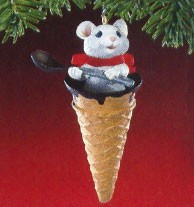 1988 Filled with Fudge Cone  Hallmark Keepsake Ornament 475QX4191