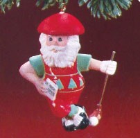 1988 Par for Santa Golf Hallmark Keepsake Ornament 500QX4791