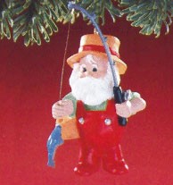 1988 Gone Fishing (Issued 1988 & 89) Hallmark Keepsake Ornament 500QX4794