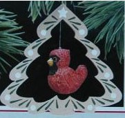 1988 Twirl-About Christmas Cardinal Hallmark Keepsake Ornament 475QX4941