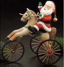 1988 Wonderful Santacycle Hallmark Keepsake Ornament 2250QX4114-2-2