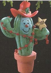 1989 Cactus Cowboy Hallmark Keepsake Ornament QX41112