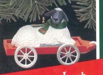 1989 Nostalgic Lamb Hallmark Keepsake Ornament QX4665