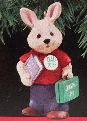 1990 Dad to be Hallmark Keepsake Ornament QX4913