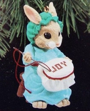 1990 Stitches of Joy Hallmark Keepsake Ornament QX5186
