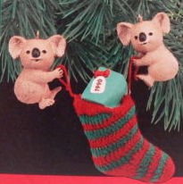 1990 Stocking Pals Hallmark Keepsake Ornament QX5493