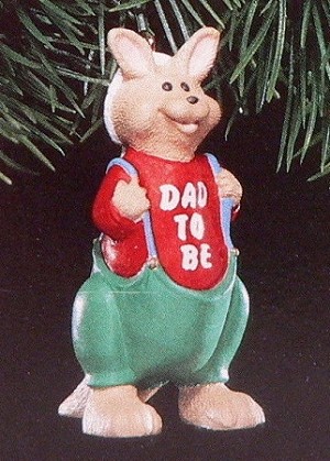 1991 Dad To Be Hallmark Keepsake Ornament QX4879