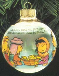 1992 Peanuts-Ball *Nativity Hallmark Keepsake Ornament 500QX224-4-2