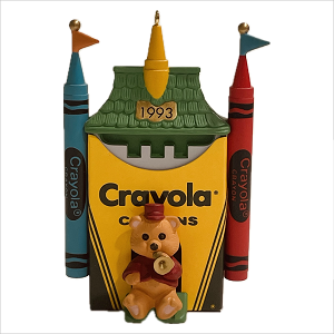 1993 Crayola Crayon 5th Castle  Hallmark Keepsake Ornament 1075QX442-2