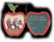 1993 Apple for Teacher Hallmark Keepsake Ornament QX5902