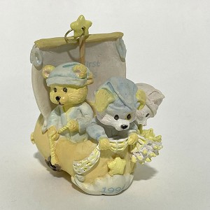 1994 Child's Age: Baby's 1st Christmas Bear  Hallmark Keepsake Ornament 795QX571-3
