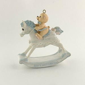 1994 Child's Age: Baby's 1st Christmas Bear  Hallmark Keepsake Ornament 795QX571-3