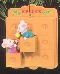 1995 Sister To Sister Spice Cabinet  Hallmark Keepsake Ornament 695QX568-9