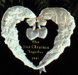 1995 Our First Christmas Together Acrylic Hallmark Keepsake Ornament 695QX317-7