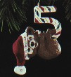 1995 Child's 5th Christmas- Age Bear  Hallmark Keepsake Ornament 695QX563-7