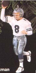 1996 Football Legends - Troy Aikman 2nd  Hallmark Keepsake Ornament 1495QX502-1
