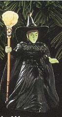 1996 Wizard of Oz Wicked Witch of the West  Hallmark Keepsake Ornament 1395QX555-4