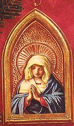 1996 Sacred Masterworks- Praying Madonna Hallmark Keepsake Ornament QK1154