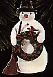 1996 Christmas Snowman Marjolein Bastin  Hallmark Keepsake Ornament 995QX621-4
