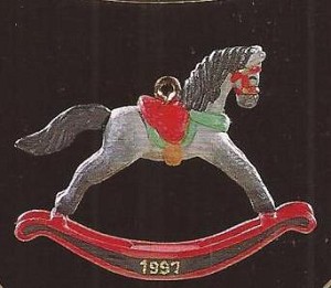 1997 Miniature Rocking Horse 10th & Final *Miniature Hallmark Keepsake Ornament 495QXM430-2