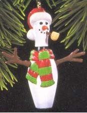 1997 Snow Bowling   Hallmark Keepsake Ornament 695QX639-5