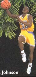 1997 Hoop Stars-3rd-Magic Johnson Hallmark Keepsake Ornament 1495QXI683-2