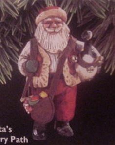 1997 Santa's Merry Path  (NB) Hallmark Keepsake Ornament 1695QX678-5-2